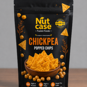 Nutcase Chickpea Popped Chips | High Protein Healthy Chips
